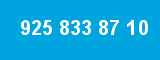 925 833 87 10